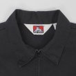 画像4: 90's BEN DAVIS S/S ハーフジップ ワークシャツ "MADE IN USA / BLACK" (4)