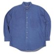画像1: 90's LANDS' END デニムボタンダウンシャツ "MADE IN USA" (1)