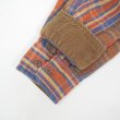 画像4: 90's ST JOHN'S BAY ヘビーネルシャツ "Orange Plaid" (4)