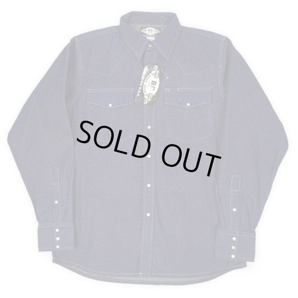 画像1: 80's BB BRAND デニムウエスタンシャツ "MADE IN USA / DEADSTOCK" (1)