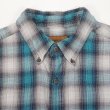 画像3: 90-00's ST JOHN'S BAY フランネル ボタンダウンシャツ "Ombre Plaid" (3)