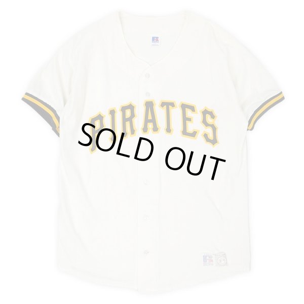 画像1: 80's Pittsburgh Pirates ベースボールシャツ "RUSSELL body / MADE IN USA" (1)