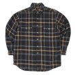 画像1: 00's MOOSE CREEK ヘビーネルシャツ "BLACK PLAID" (1)