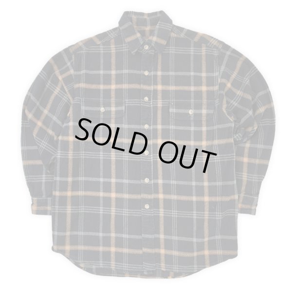 画像1: 00's MOOSE CREEK ヘビーネルシャツ "BLACK PLAID" (1)