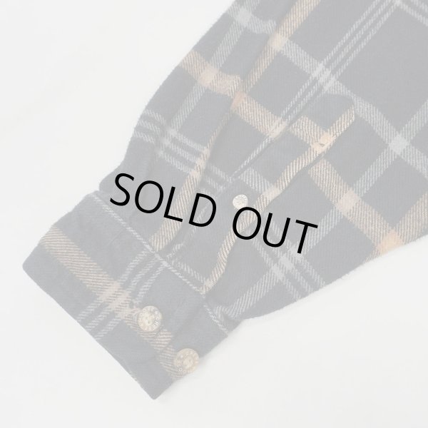 画像3: 00's MOOSE CREEK ヘビーネルシャツ "BLACK PLAID" (3)
