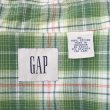 画像2: Early 00's OLD GAP S/S フルジップ レギュラーカラーシャツ “Green Plaid” (2)