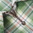画像3: Early 00's OLD GAP S/S フルジップ レギュラーカラーシャツ “Green Plaid” (3)