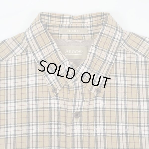画像3: 90-00's KHAKI'S by ARROW ボタンダウンシャツ "Beige Plaid" (3)