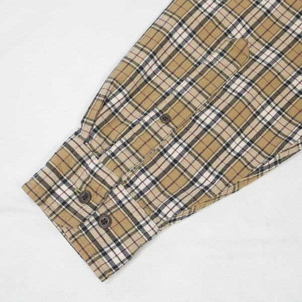 画像4: 90-00's KHAKI'S by ARROW ボタンダウンシャツ "Beige Plaid" (4)