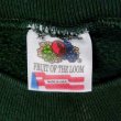 画像2: 90's Fruit of the Loom カレッジプリント スウェット "MADE IN USA" (2)