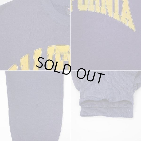 画像3: 90's CALIFORNIA ロゴプリント スウェット “MADE IN USA / FADE NAVY” (3)