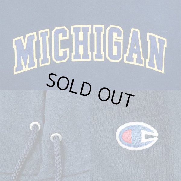 画像3: 00's Champion スウェットパーカー "MICHIGAN" (3)