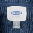 画像2: 00's OLD NAVY コットン インディゴニット フーディー (2)