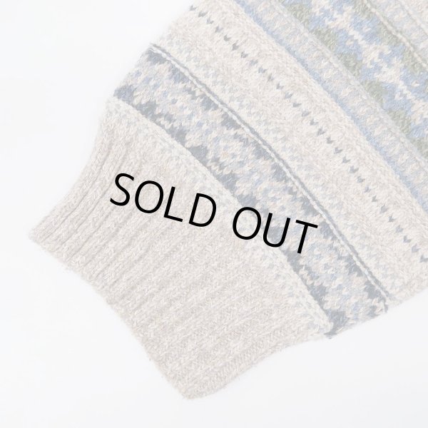 画像3: 90's St John's Bay 総柄 コットンニット “MADE IN USA” (3)