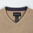画像3: 00's Eddie Bauer Vネック コットンニット (3)