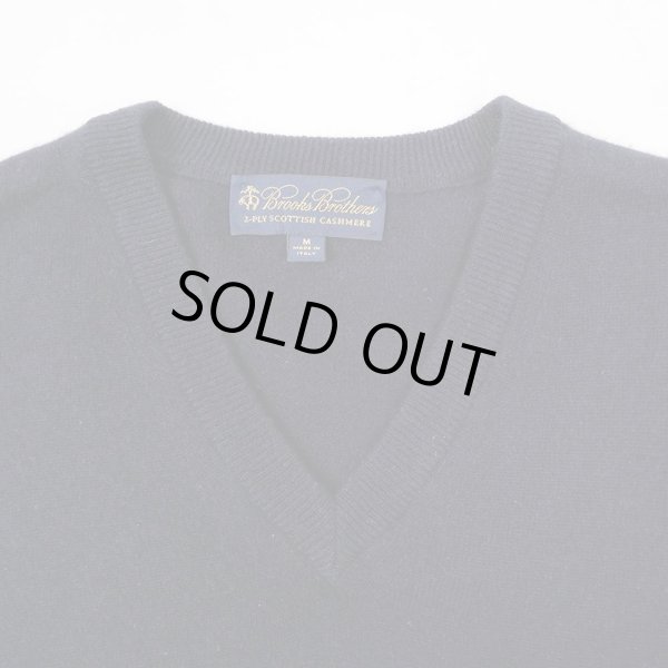 画像3: 00's Brooks Brothers カシミア ニットベスト “MADE IN ITALY” (3)