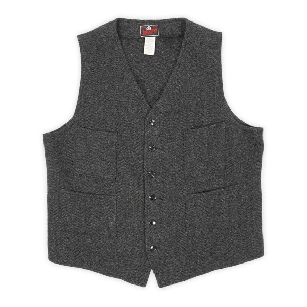 画像1: 00's JOHNSON HBT ウールベスト "MADE IN USA" (1)