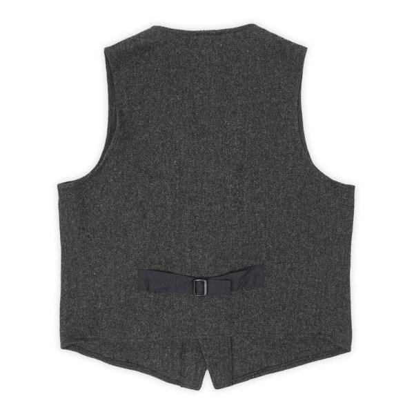 画像2: 00's JOHNSON HBT ウールベスト "MADE IN USA" (2)