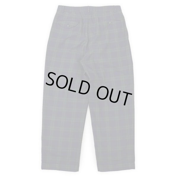 画像2: 90's Polo Ralph Lauren 2タック トラウザー "ブラックウォッチ / W32 L30" (2)