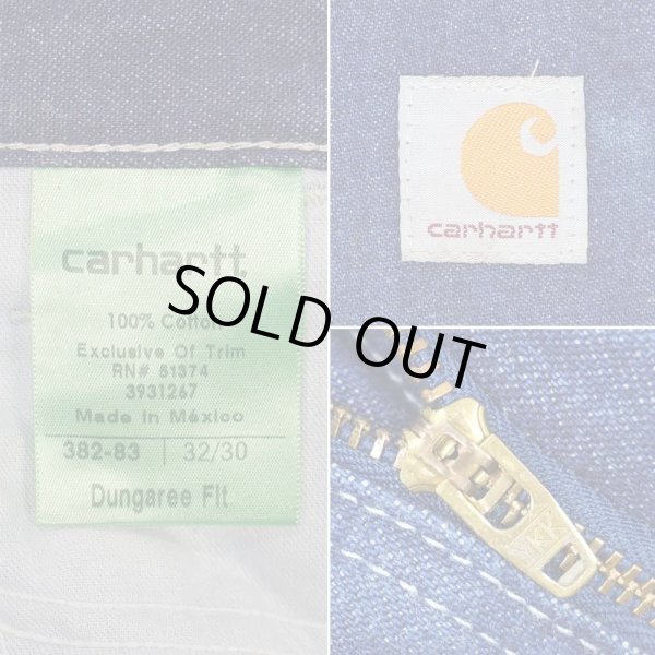画像3: 00's Carhartt デニムペインターパンツ “Dark Indigo / W32 L30” (3)