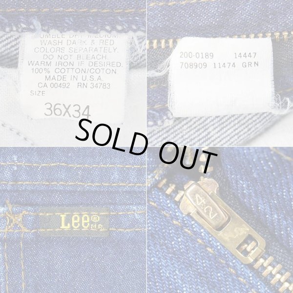 画像4: 80's Lee 200-0189 デニムパンツ "MADE IN USA / W36 L34" (4)
