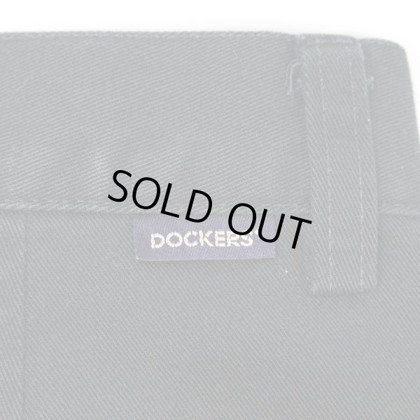 画像3: Early 00's DOCKERS 2タック チノトラウザー "BLACK / MADE IN USA / W33 L30" (3)