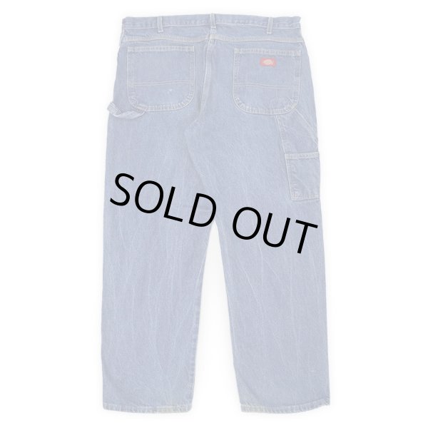 画像2: 00's Dickies デニムペインターパンツ “W38 L30” (2)
