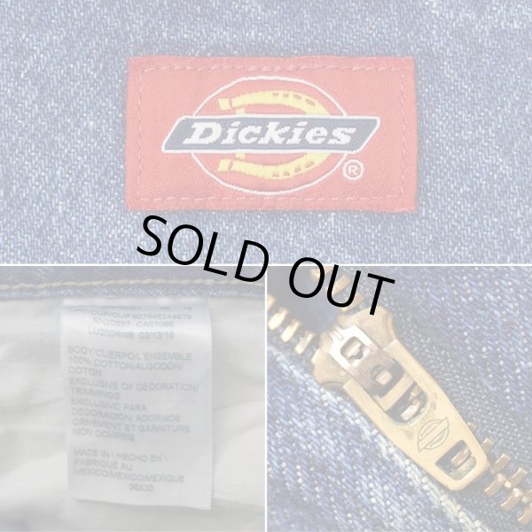 画像3: 00's Dickies デニムペインターパンツ “W38 L30” (3)