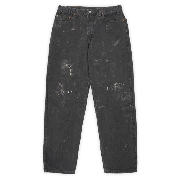 画像1: Early 00's Levi's 550 ブラックデニムパンツ "W36 L32" (1)