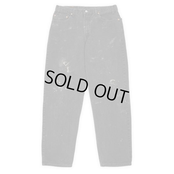 画像1: Early 00's Levi's 550 ブラックデニムパンツ "W36 L32" (1)