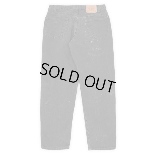 画像2: Early 00's Levi's 550 ブラックデニムパンツ "W36 L32" (2)