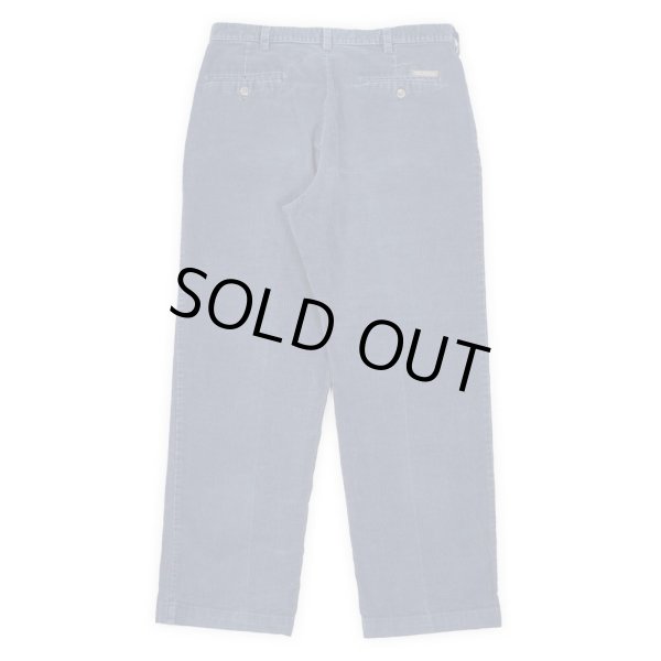 画像2: 00's haggar 2タック コーデュロイトラウザー "FADE NAVY / W34 L30" (2)