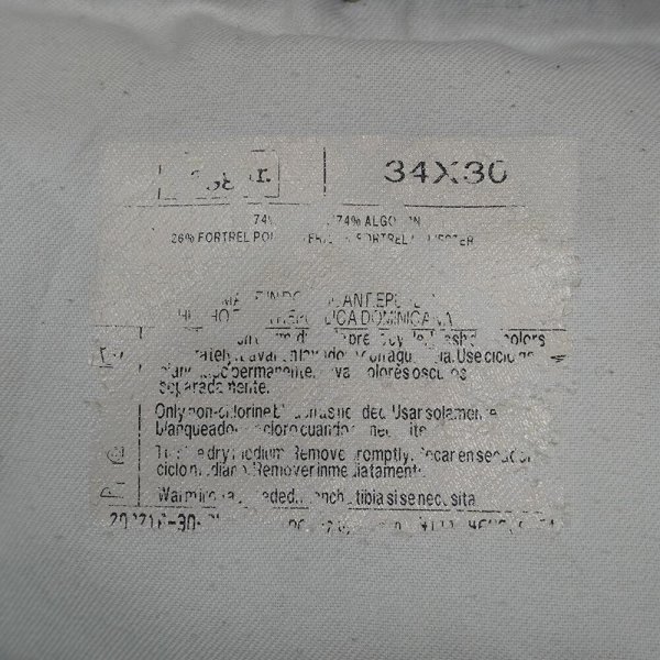 画像4: 00's haggar 2タック コーデュロイトラウザー "FADE NAVY / W34 L30" (4)