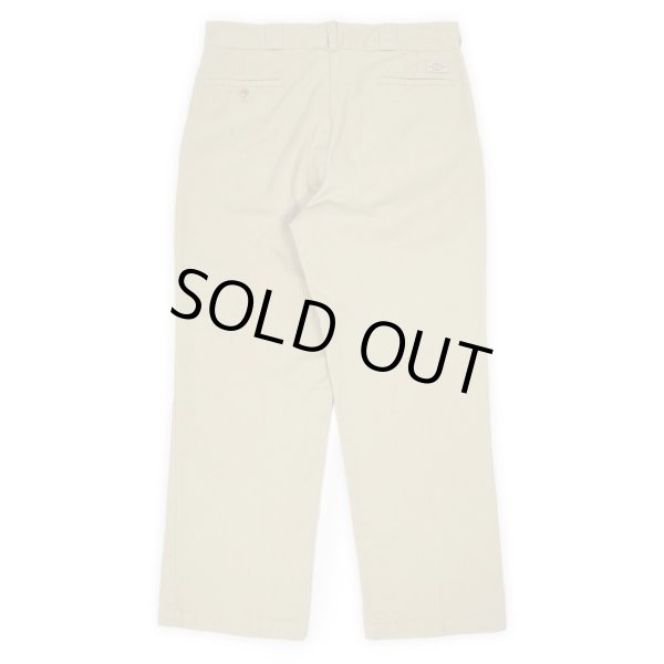 画像2: 90's Dickies 874 ワークパンツ "MADE IN USA / KHAKI / 実寸W34.5 L29" (2)