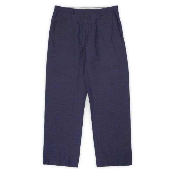 画像1: 00's Polo Ralph Lauren ノータック トラウザー "Silk × Linen" (1)