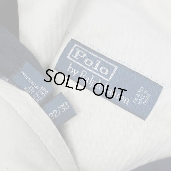 画像3: 00's Polo Ralph Lauren ノータック トラウザー "Silk × Linen" (3)