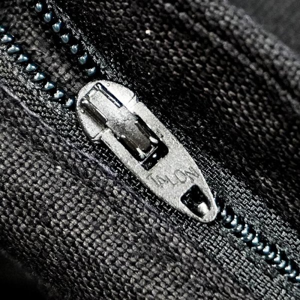 画像4: 80-90's STRUCTURE 2タック リネントラウザー "BLACK / MADE IN USA" (4)