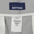 画像3: 00's BASIC EDITIONS ノータック チノトラウザ― "DEADSTOCK / LIGHT GRAY / W32 L30" (3)