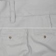 画像5: 00's BASIC EDITIONS ノータック チノトラウザ― "DEADSTOCK / LIGHT GRAY / W32 L30" (5)