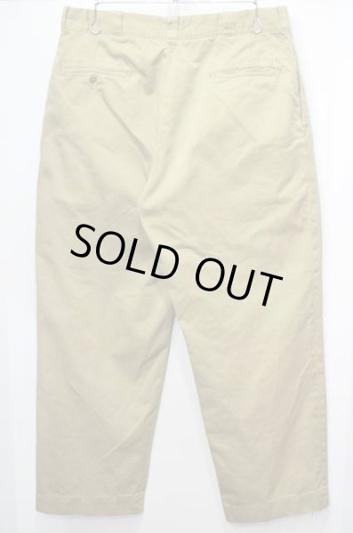 画像2: 60's US.ARMY チノトラウザー “実寸W33 L28” (2)