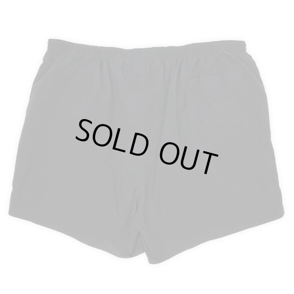 画像2: 90's NIKE ナイロンショーツ "ALL BLACK / 銀タグ" (2)