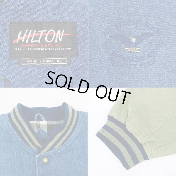 画像3: 90's HILTON デニムスタジャン (3)