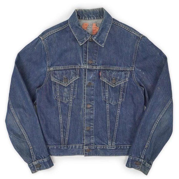 画像1: 60's Levi's 557XX 3rd デニムジャケット "Dark Indigo / size 42" (1)