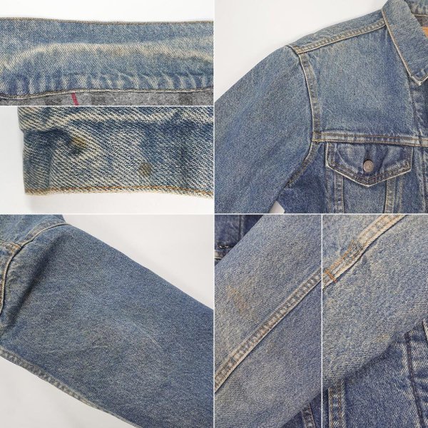 画像4: 80's Levi's 71506-0316 ブランケットライナー デニムジャケット "MADE IN USA / 40 LONG" (4)