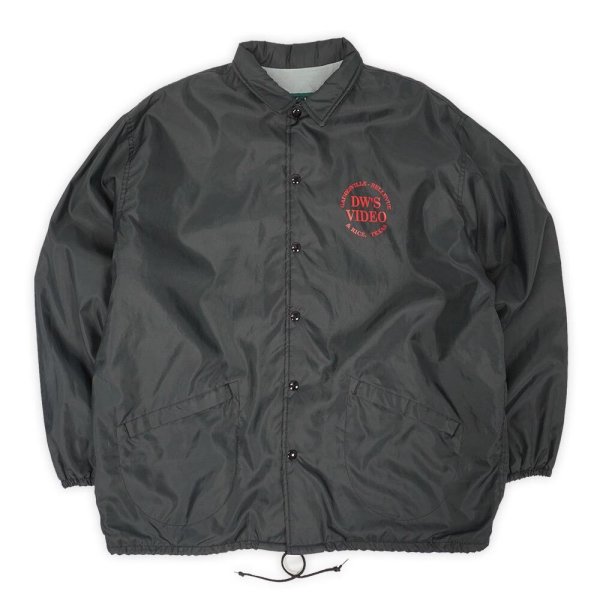 画像1: 90's Dunbrooke ナイロンコーチジャケット "BLACK / MADE IN USA" (1)