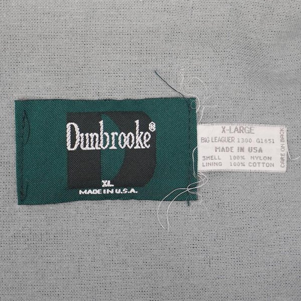 画像2: 90's Dunbrooke ナイロンコーチジャケット "BLACK / MADE IN USA" (2)