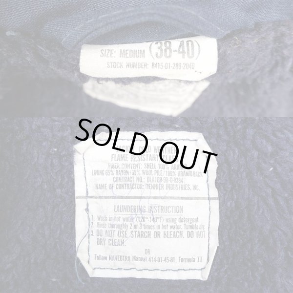 画像3: 90's US.NAVY アラミドデッキジャケット "MEDIUM" (3)