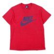 画像1: 80's NIKE プリントTシャツ "スウォッシュロゴ / 紺タグ" (1)