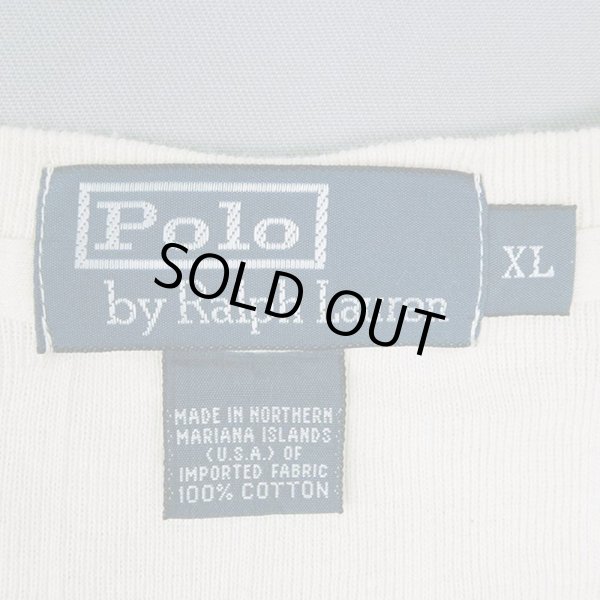画像2: 90's Polo Ralph Lauren 針抜き Tシャツ (2)