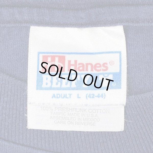 画像2: 90's Hanes L/S カレッジプリントTシャツ (2)
